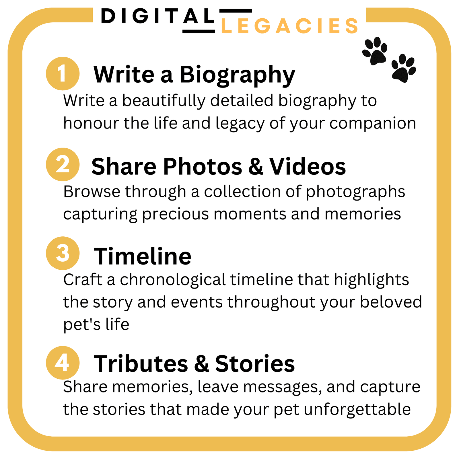 Digital Legacies Plaques - Pets - Image 2