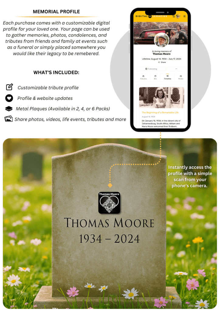 Online memorial platform South Africa
